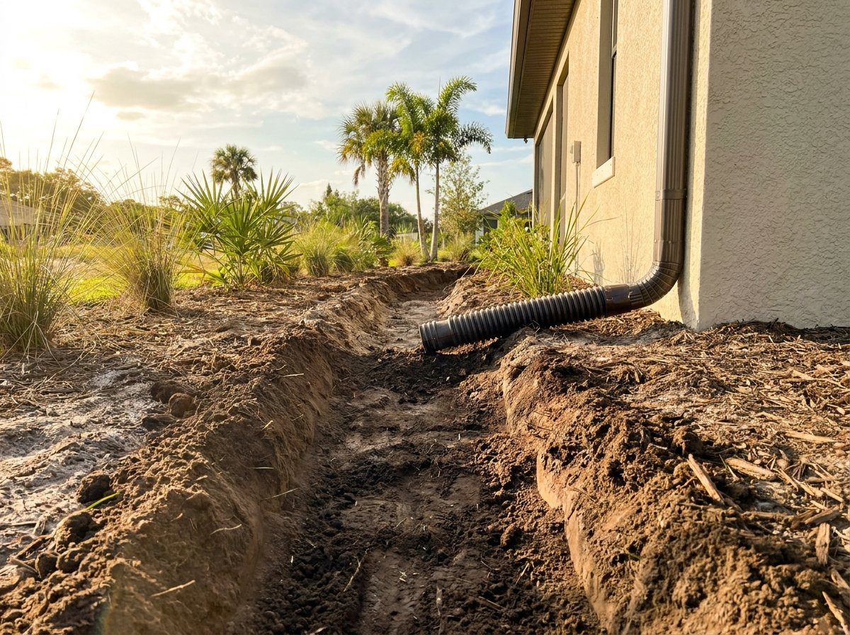 Grading & Surface Drainage detail