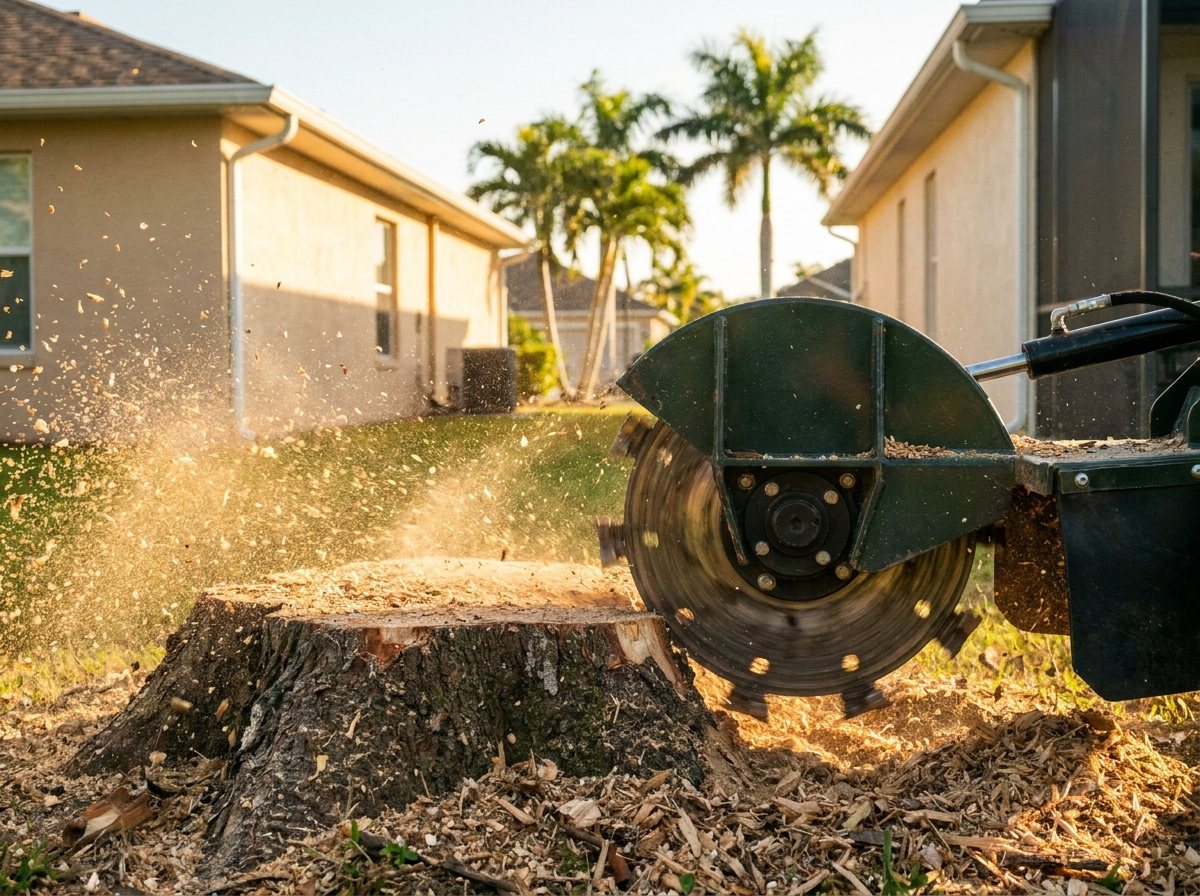 Stump Grinding detail